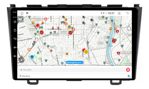 Central Multimidia Crv 05/11 9p Android 14 Carplay 4gb 64gb