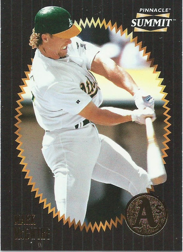 Barajita Mark Mcgwire Pinnacle Summit 1996 #20 Atleticos