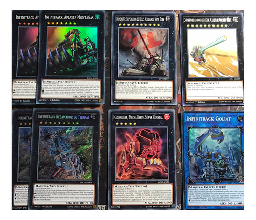 Lote Deck Baraja Infinitrack Trenes Yugi-oh! Original Konami