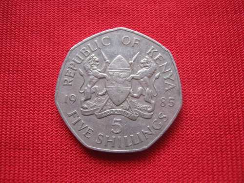 Kenia 5 Shilling 1985 (Usado)