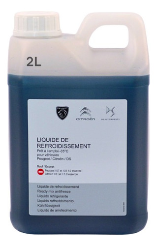 Anticongelante Refrigerante Peugeot Citroen Original 2l