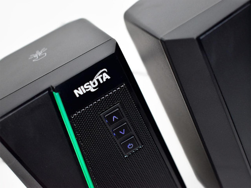Imagen 3 de 4 de Parlante Nisuta NSPAU10B con bluetooth negro