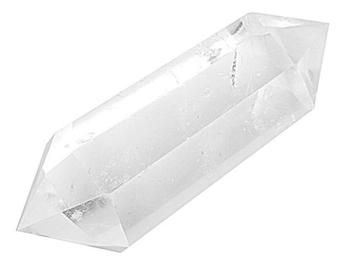 Cristal De Cuarzo Natural Transparente De Doble Punta. 1