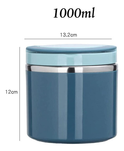 Taza Térmica Vacío Bento Lunch Box Sopa Portátil 1000ml