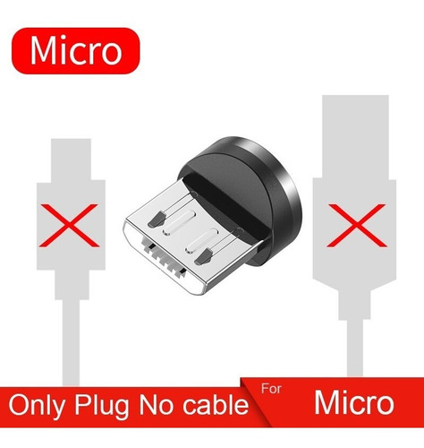 Imagen 2 de 5 de Plug Conector, Solo Plug Sin Cable, Carga Rápida 2.4 A All