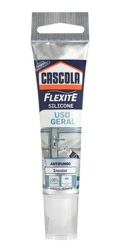 Silicone Acetico Transparente Flexite 50g Cascola