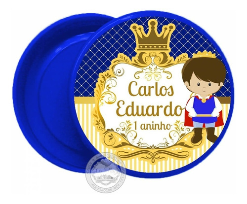 30 Latinha Personalizada Principe