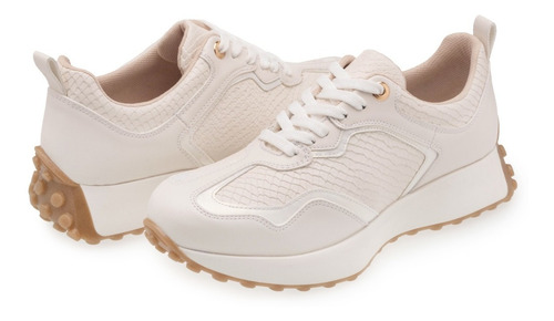 Tenis De Moda Blanco, Modelo Rietti, Morcone Shoe Store