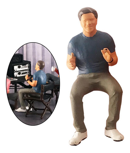 2 Piezas 1/64 Figuras Niños Regalos Diy Resina Conjunto