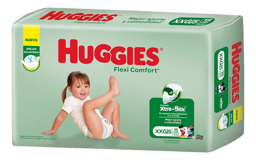 Pañales Huggies Flexi Comfort  XXG