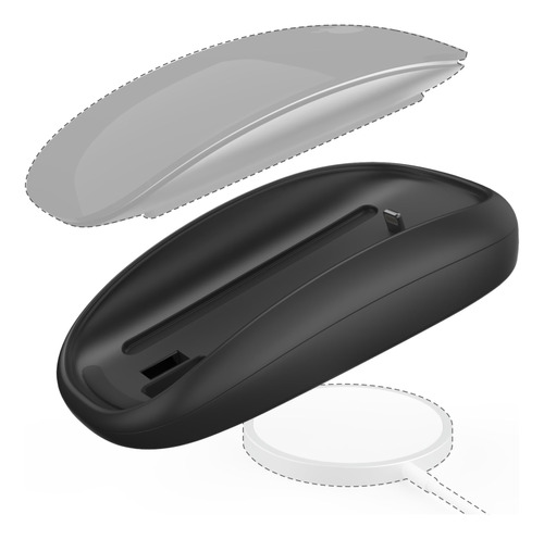 Tatofy Magic Mouse 2 Grip Con Soporte De Carga Inalambrica,