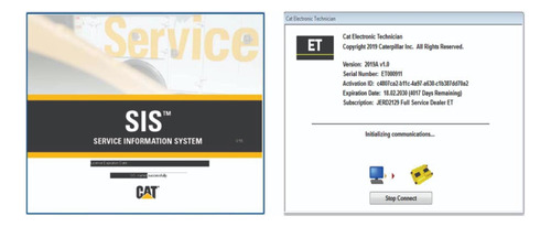 Paquete Programas Caterpillar Sis,cbt,et,factory,his (Reacondicionado)