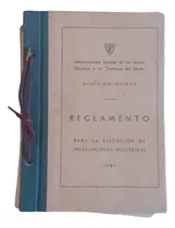 Comprar Reglamento De Ute Para Instalaciones Eléctricas 1959