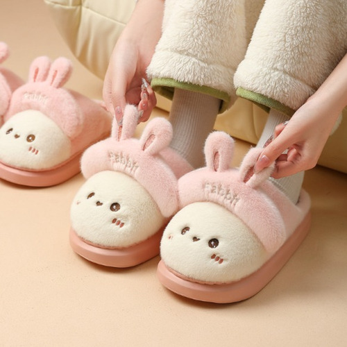 Pantuflas Suela Inyectada Antidesli Cute Animals Super Soft