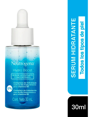 Duo Neutrogena Hydroboost Serum Ácido Hialurónico+hidratante