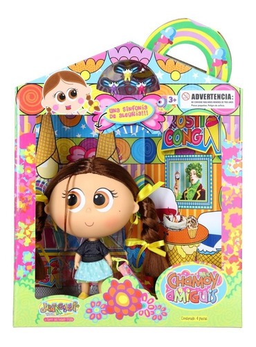 Imagen 2 de 4 de Muñeca Tinga Chamoy Y Amigüis Distroller 946232