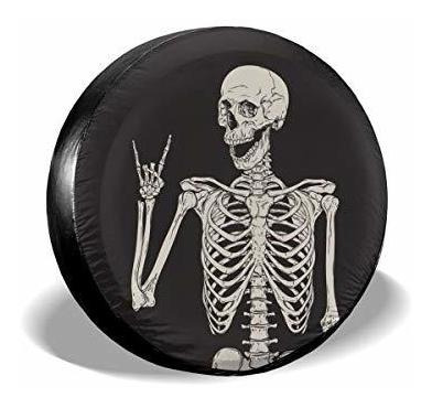 Dujiea Rock And Roll Skull Skeleton - Cubierta Universal Par