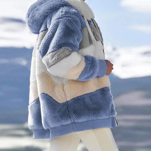 Imagem 2 de 10 de Casaco De Frio Feminino Parka Forrada Feminina Sobretudo