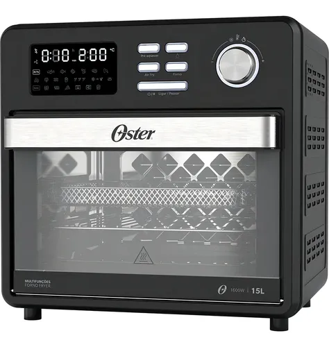 Forno e fryer 15l Oster multifunções 10 em 1 OFOR160-127