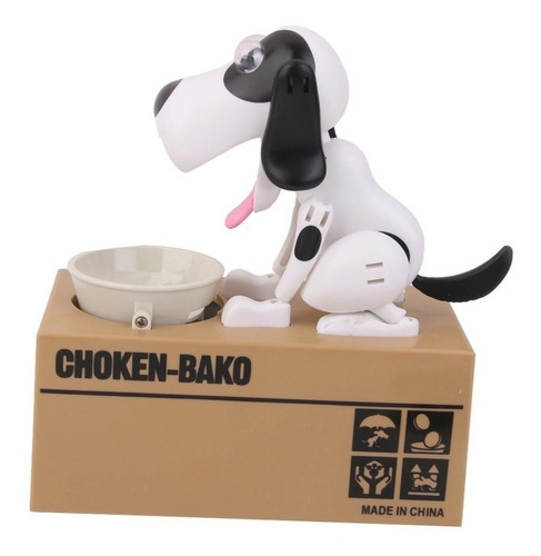 Imagem 4 de 5 de Cofrinho Cofre Cachorrinho Decoração Lindo Come Moedas Luxo