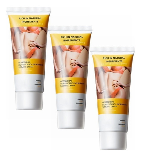 3×crema Caliente Genérica Para Quemar Grasa Del Vientre