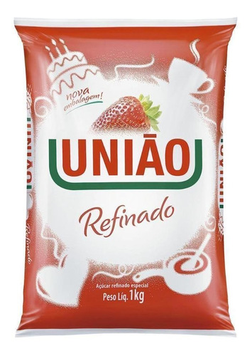 Açúcar Refinado União Pacote 1kg