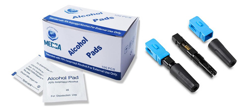 Conector De Fibra Optica Sc Upc (3.00mm) 50 Pz