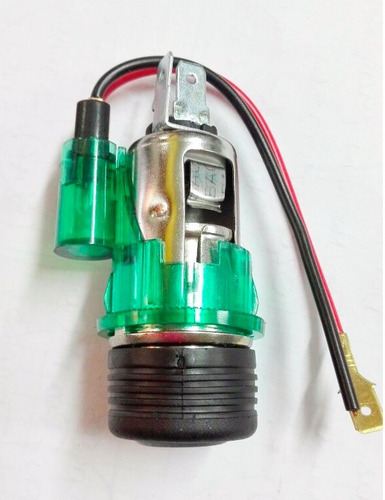 Imagen 3 de 7 de Encendedor 12v Tipo Europeo Macho Hembra Embutir Con Luz