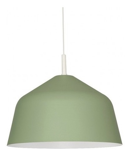 Colgante Chapa E27 Verde Apto Led 53770 Ve Aller