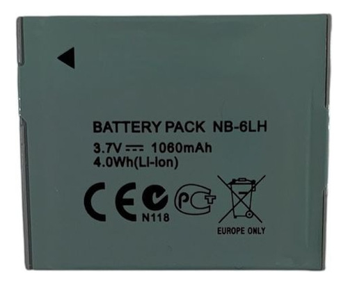 Bat-eria Nb-6lh Compativel Para Cameras Canon Powershot S95