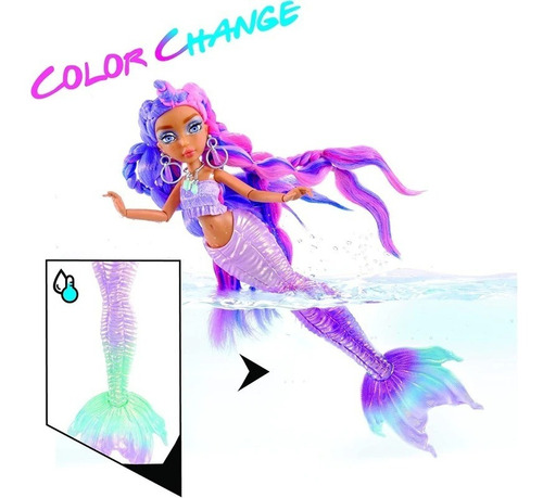 Muñeca Mermaze Mermaidz Color Change Kishiko