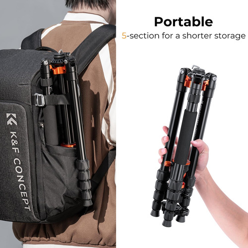 Concepto K&f Cámara De 67 Pulgadas Trípode Horizontal Trípod
