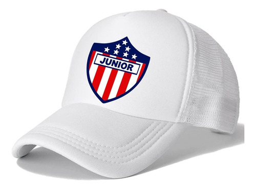 Gorra Trucker Junior Barranquilla  Futbol White