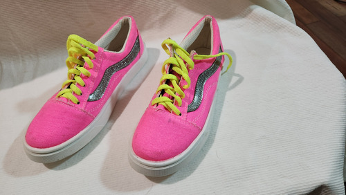 Zapatillas Lona Fluo 37 Impecables!!!