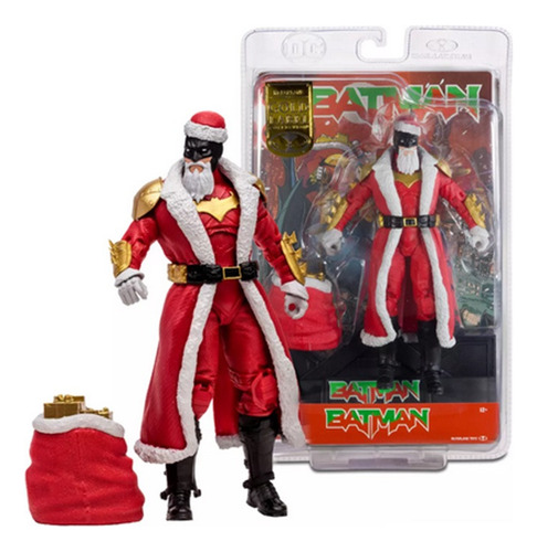 Mcfarlane Santa Batman Red Suit Gold Label Articulado 17077