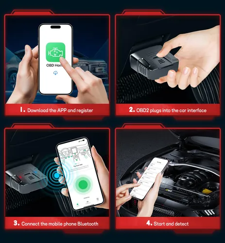 Escáner Obd2 Bluetooth Para Automóviles Lector De Códigos