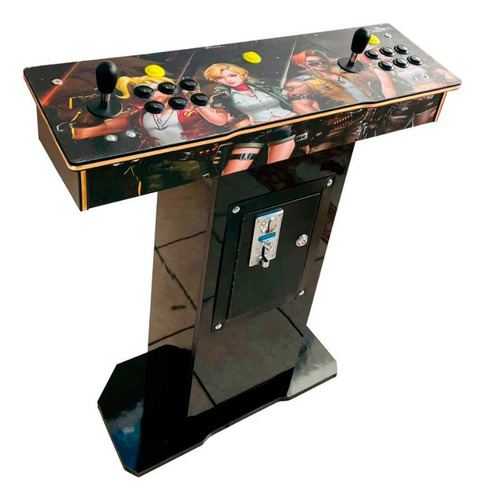 Tablero Arcade Pandora Con Base Y Monedero
