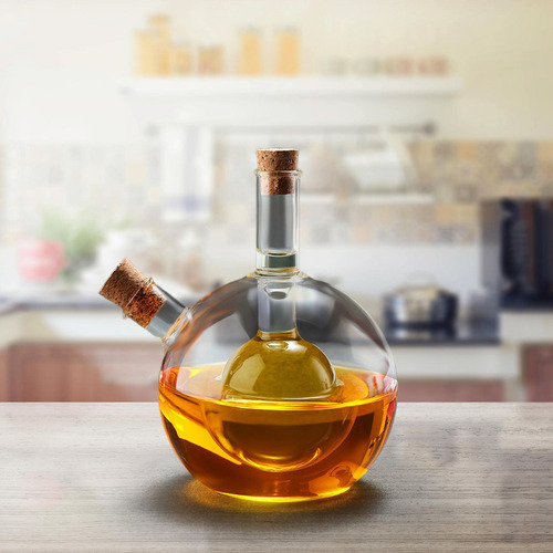 Q Botella De Aceite Y , Recipiente De Cocina Con Tapones De