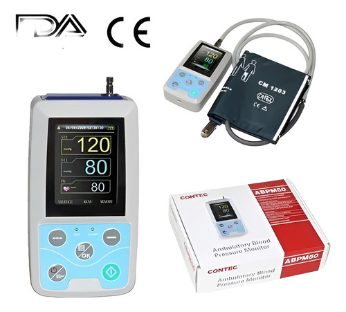 Holter Presurometro Abpm 50 Monitor Presion Arterial Mapa