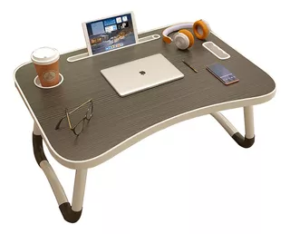 Mesa Plegable De Madera Soporte Para Laptop Con Asa Portátil