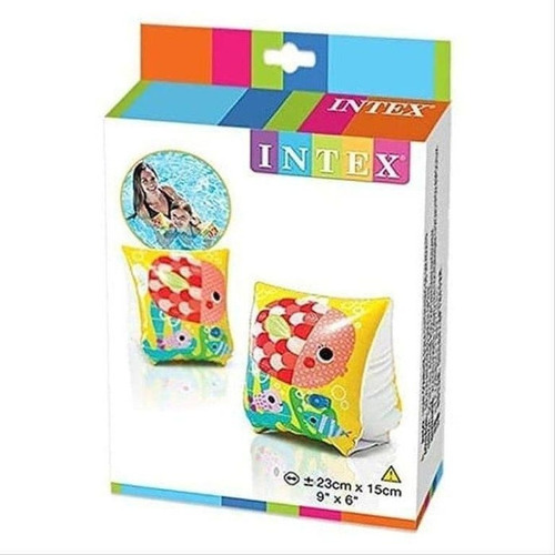 Boya con brazo flotante para niños Peixinhos, color amarillo Intex