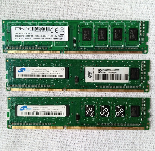 Memoria Ram Ddr3 4 Gb 1600 Mhz Para Pc De Escritorio