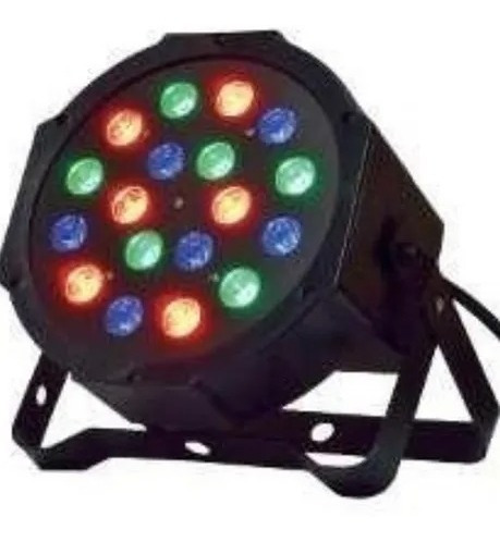 Luz Proton Par 18 Luces Dj Audioritmica Dmx Iluminacion Led