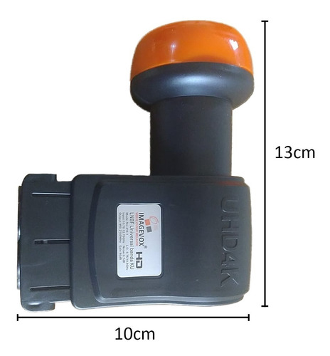 Imagem 4 de 8 de Lnb Universal Quadruplo Banda Ku Lnbf 4 Saídas Full Hd 4k