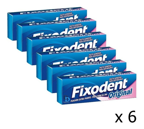 Fixodent Crema Adhesiva Oral - B ( Pack 6 )