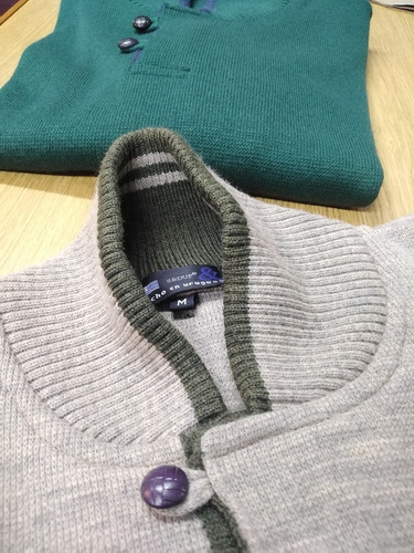 Sweater Buzo Hombre Modelo Náutico Innovatex Tejido De Punto