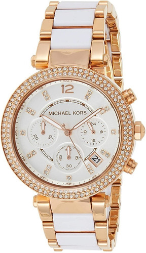 Reloj Michael Kors Mk5774 Parker Rose White para mujer