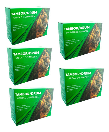 5 Pza Tambor B022 Compatible Con B7535dw
