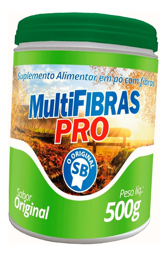 Multifibras SB Pro pote 500g funcionamento intestinal Apisnutri