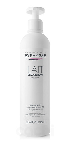 Imagen 1 de 2 de Leche Desmaquillante Byphasse 500ml Todo Tipo De Piel